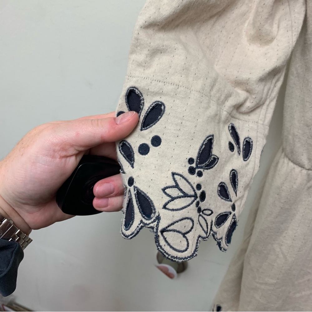 Eloise Anthropologie Wrap Robe - Picture 2 of 12